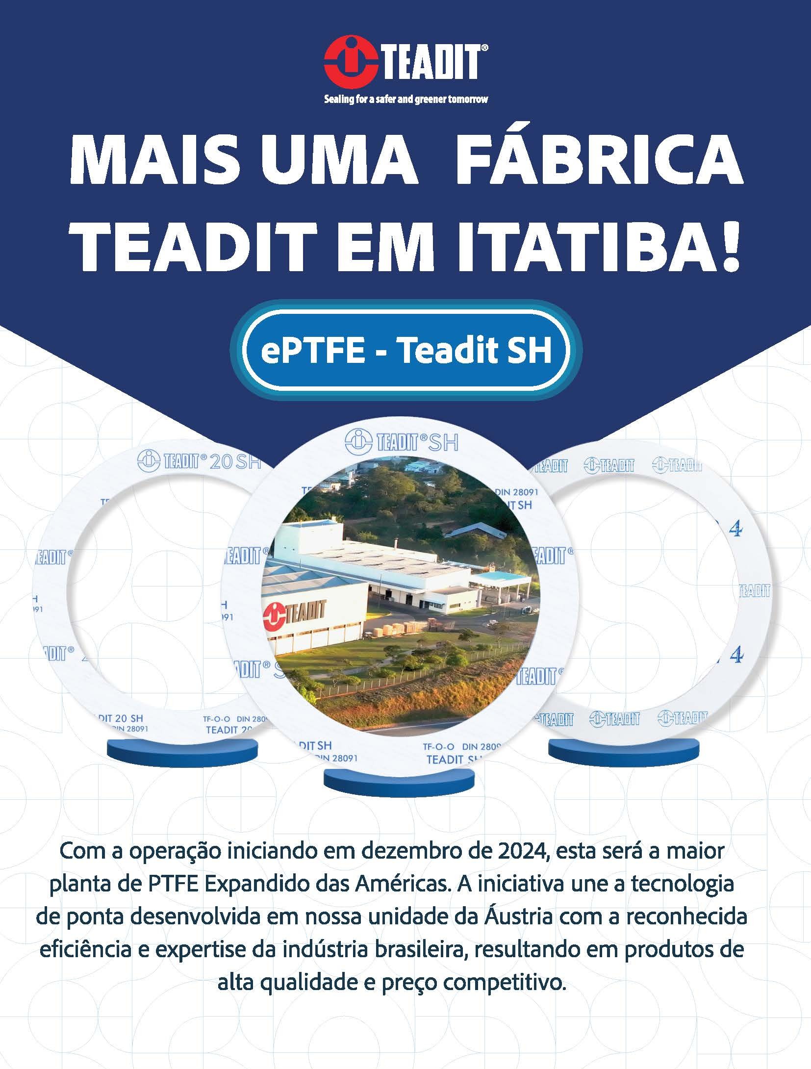 TEADIT将在Itatiba伊塔蒂巴开设新的工厂